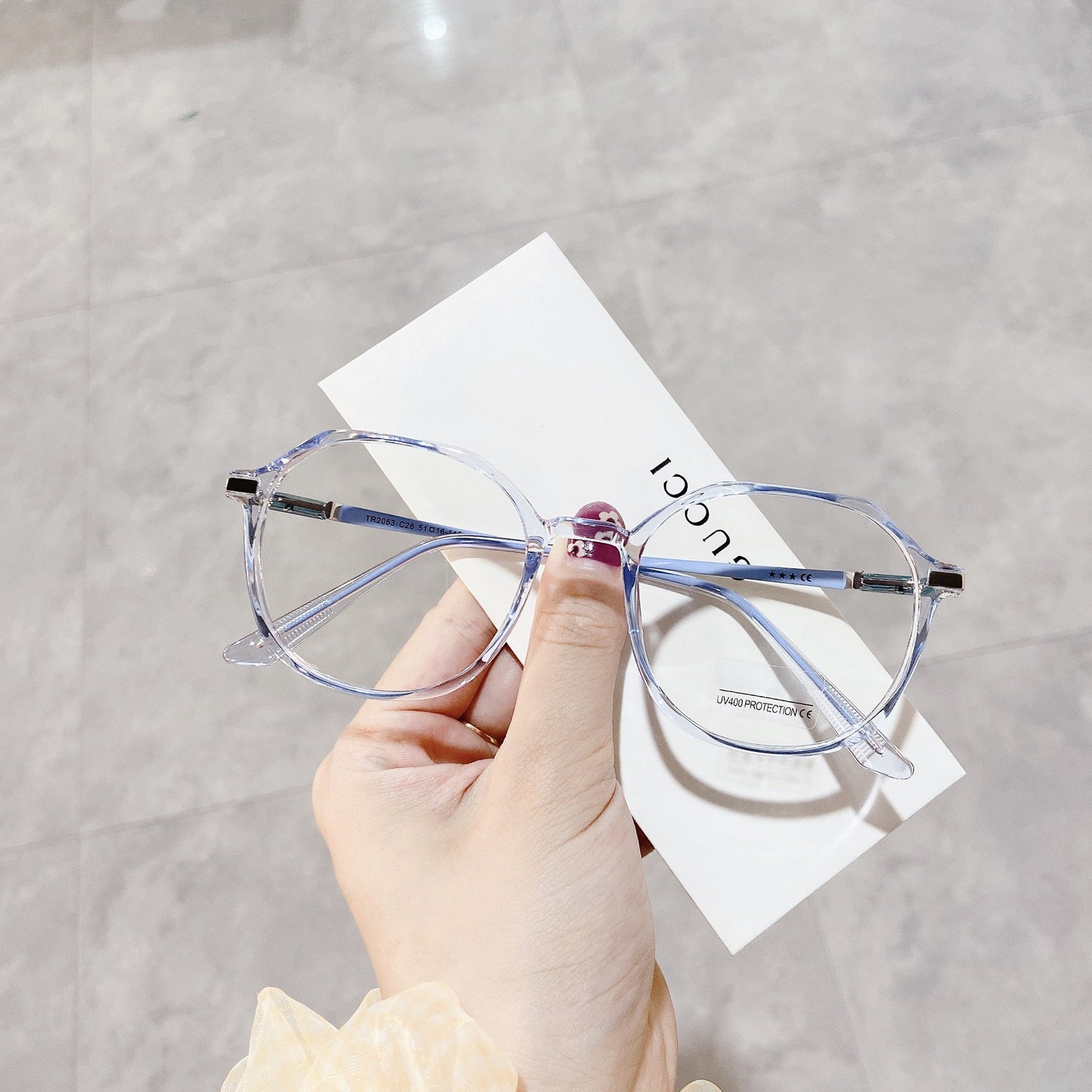 Pacific Clear Frame Glasses -LUXYIN
