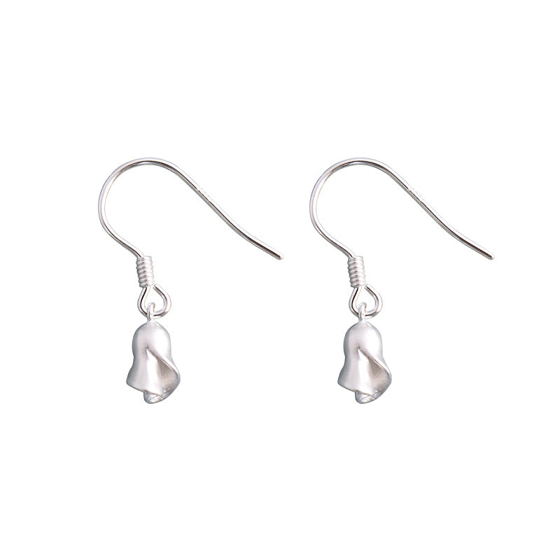 Luxyin 925 Sterling Silver Rose Ear Cuff - Floral Earring
