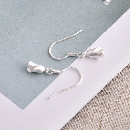 Luxyin 925 Sterling Silver Rose Ear Cuff - Floral Earring