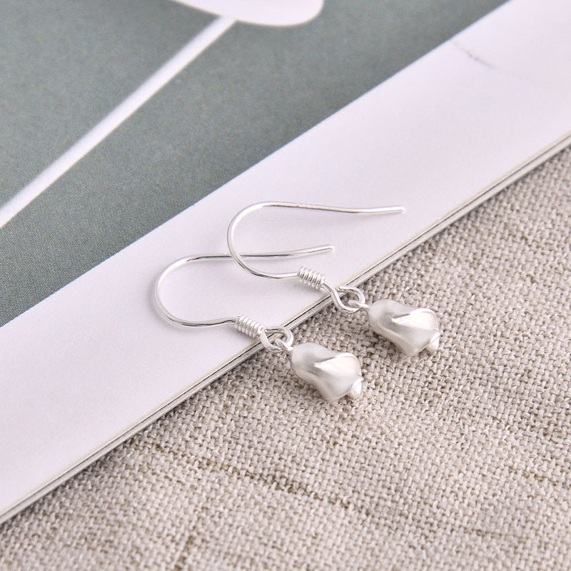 Luxyin 925 Sterling Silver Rose Ear Cuff - Floral Earring