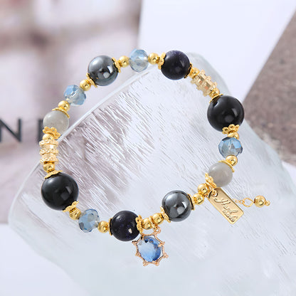 Luxyin Belen Black Obsidian Bracelet