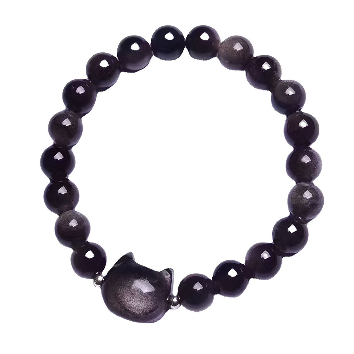 Luxyin Alva Black Obsidian Bracelet