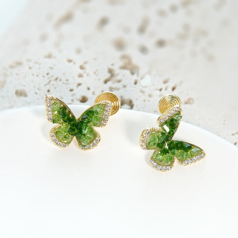 Luxyin Lucy Butterfly Clip On Earrings