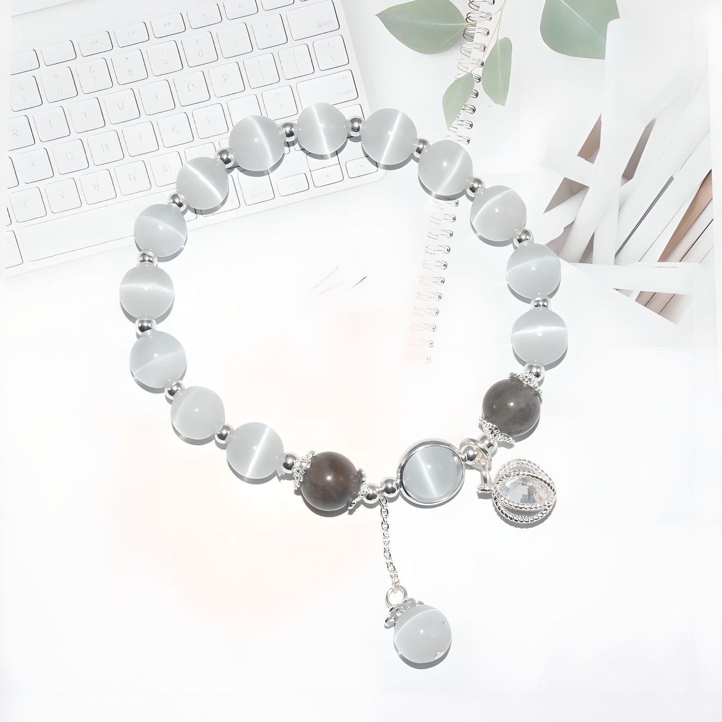 Luxyin Vera Opal Crystal Bead Bracelet