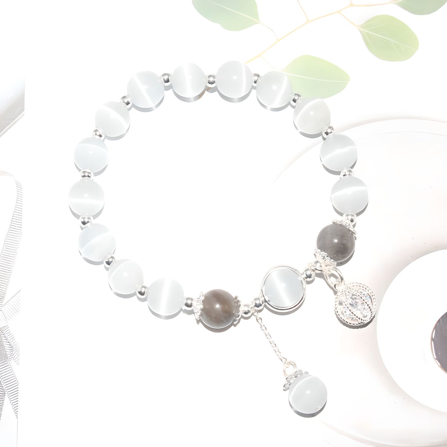Luxyin Vera Opal Crystal Bead Bracelet