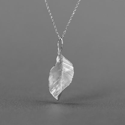 Luxyin Whispering Leaves: 925 Silver Pendant