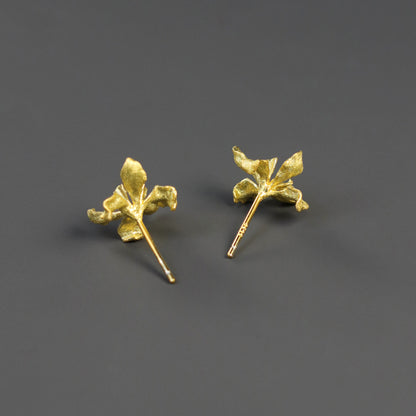 Luxyin Van Gogh Iris 925 Silver Earrings