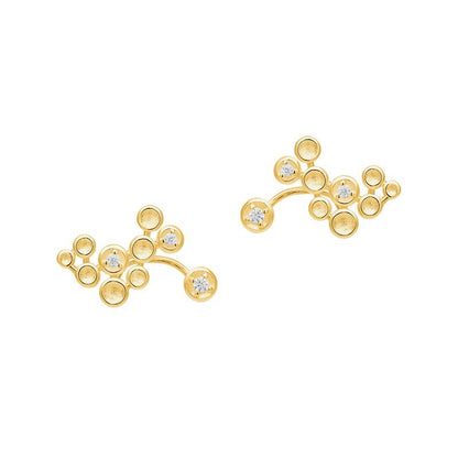 Luxyin Celestial Sparkle Studs - Sterling Silver Star Earrings ✨