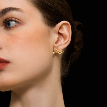 Luxyin Celestial Sparkle Studs - Sterling Silver Star Earrings ✨