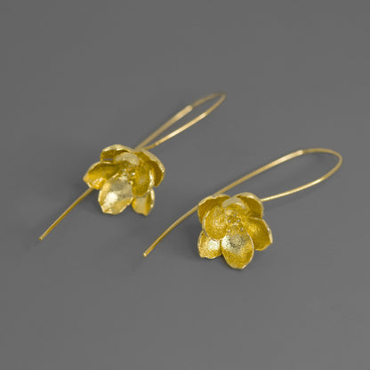 Luxyin Jasmine Bloom 925 Sterling Silver Earrings