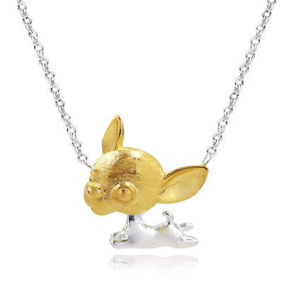 Luxyin Whimsical Chihuahua Charm Necklace