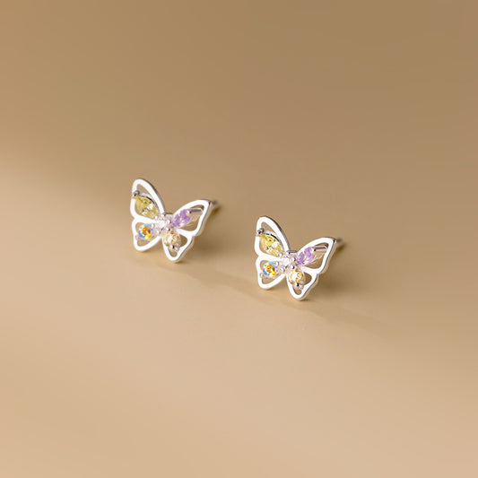 Luxyin Sparkling Butterfly Studs