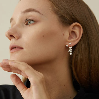 Luxyin Celestial Sparkle Star Studs