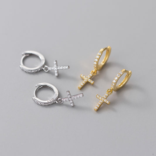 Luxyin Whimsical Cross Ear Cuff