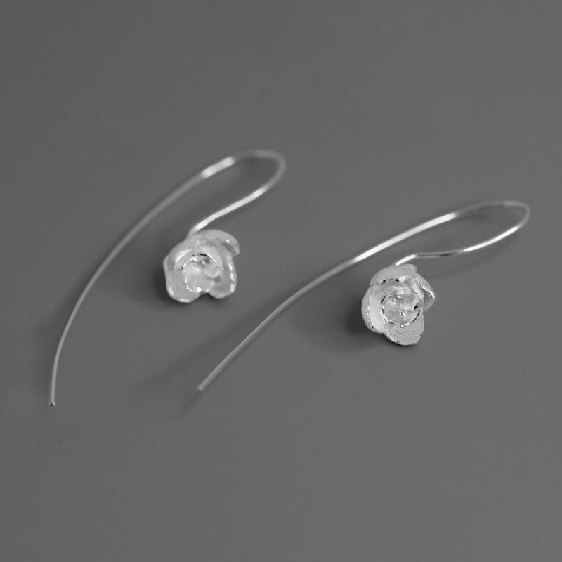 Luxyin Jasmine Bloom 925 Sterling Silver Earrings