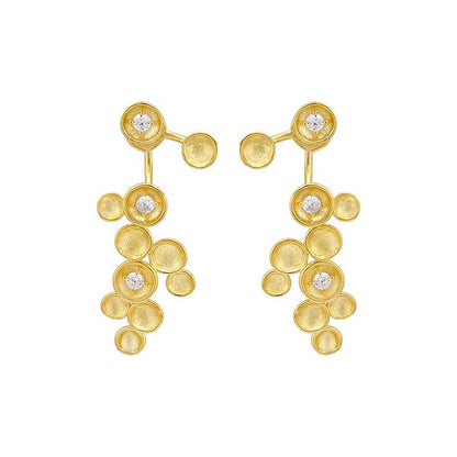 Luxyin Celestial Sparkle Star Studs