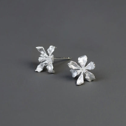 Luxyin Van Gogh Iris 925 Silver Earrings