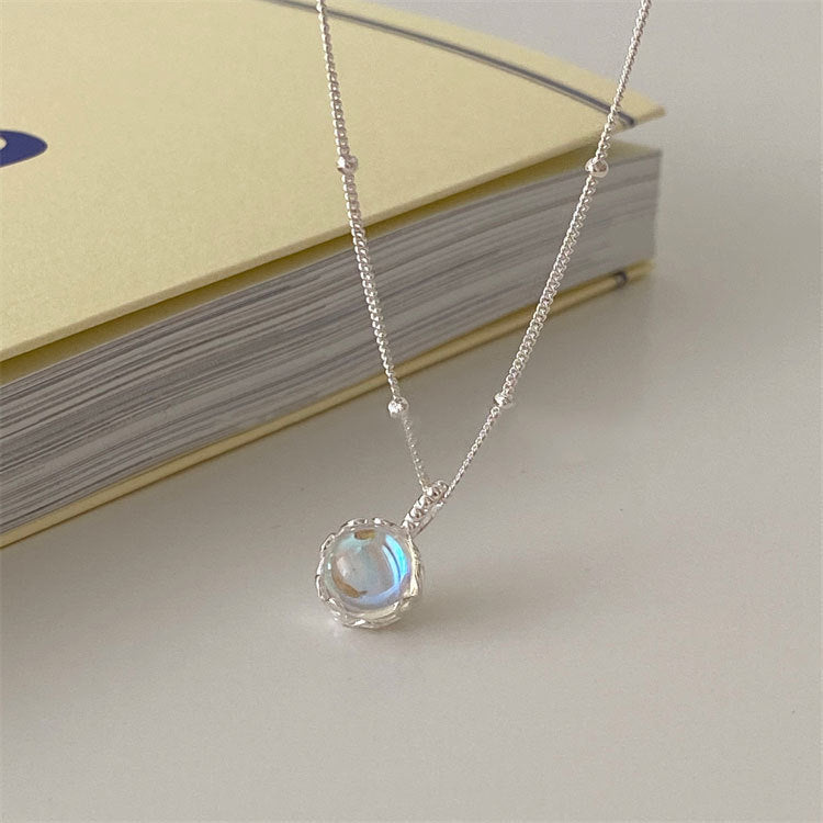 Luxyin Dainty Daisy Chain: Sterling Silver Flower Necklace