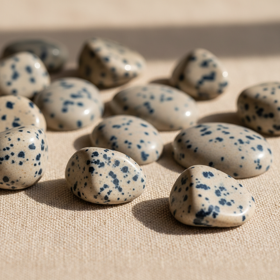 Blue Spot Jasper crystal close-up