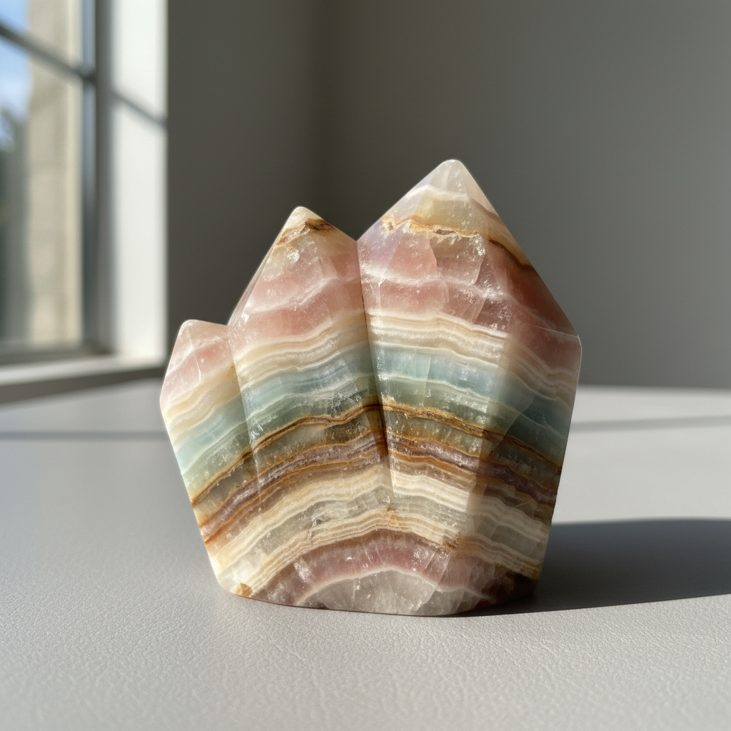 Dogtooth Calcite crystal