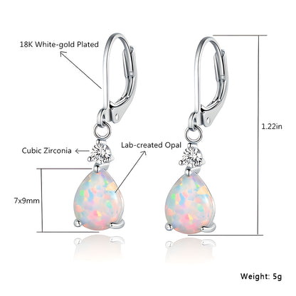 European Opal Princess Earrings