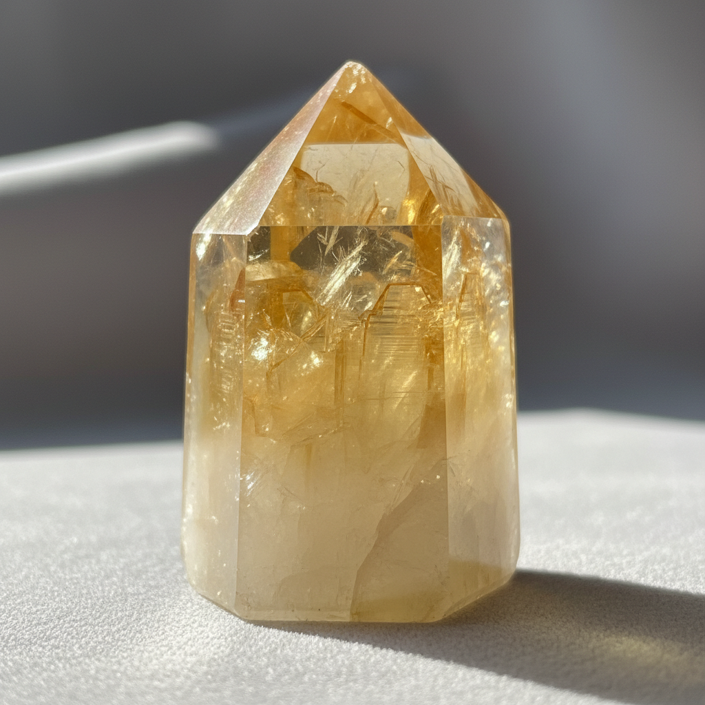 Golden Mica crystal