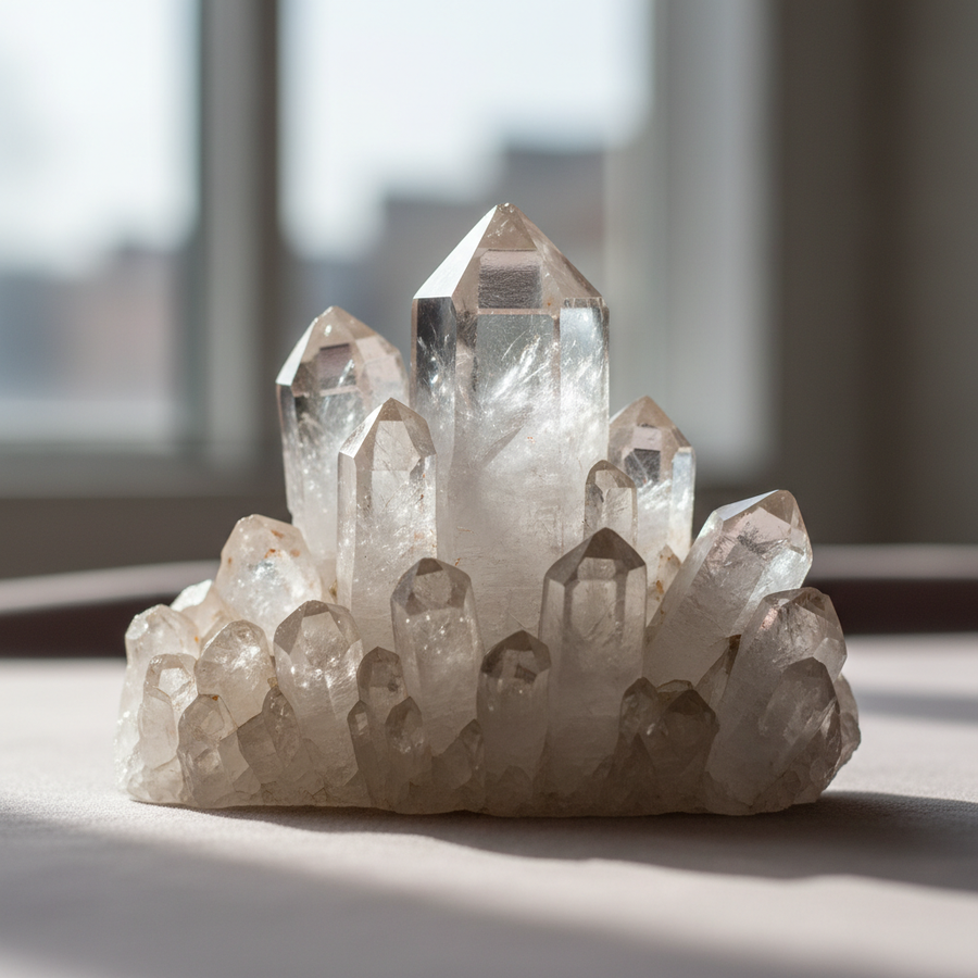 Himalayan Quartz crystal close-up