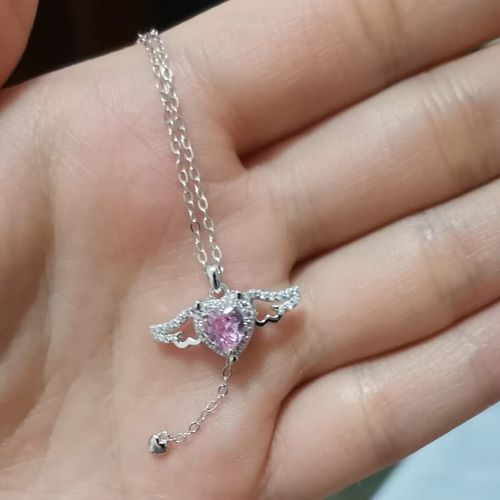 Luxyin Alison Flying Angel Necklace