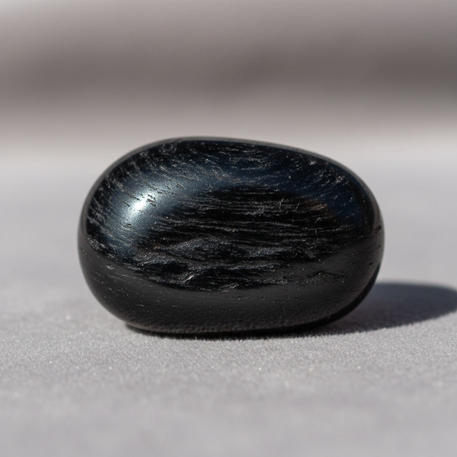 Jet crystal close-up