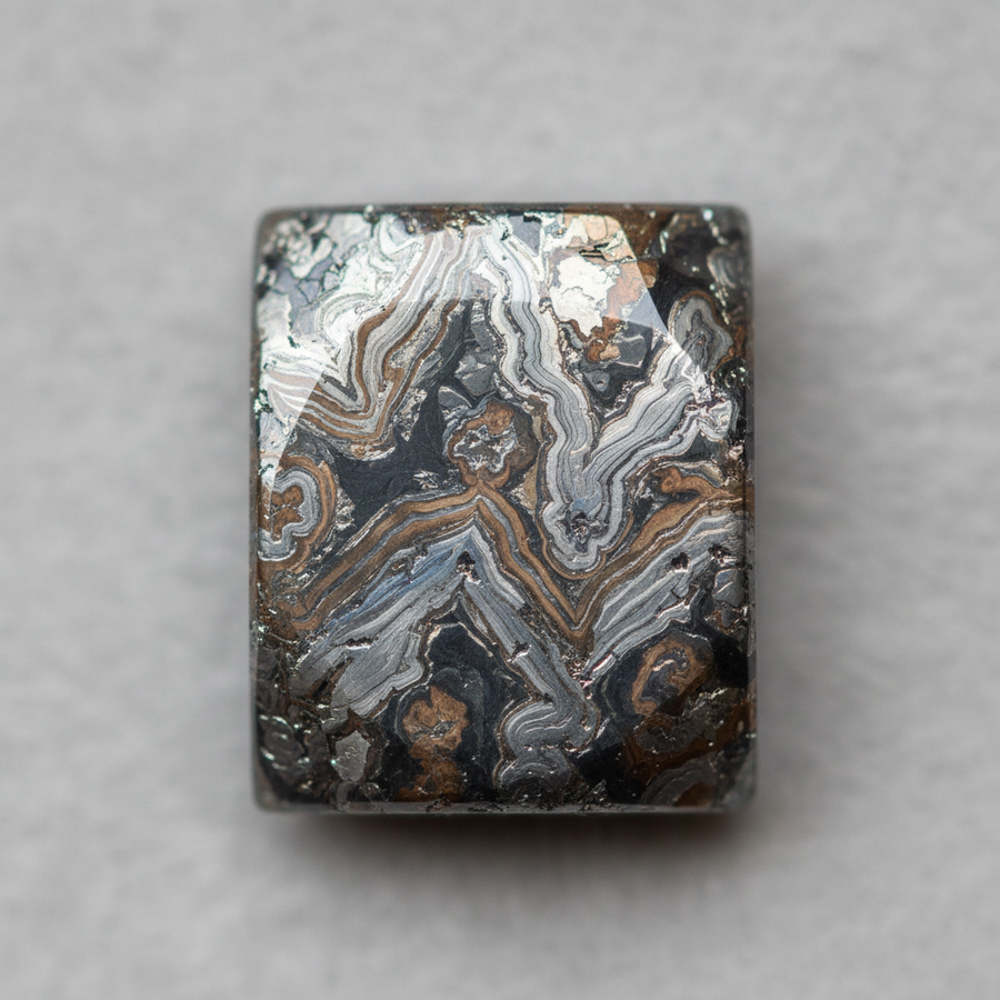 Nwa 4420 Meteorite crystal close-up