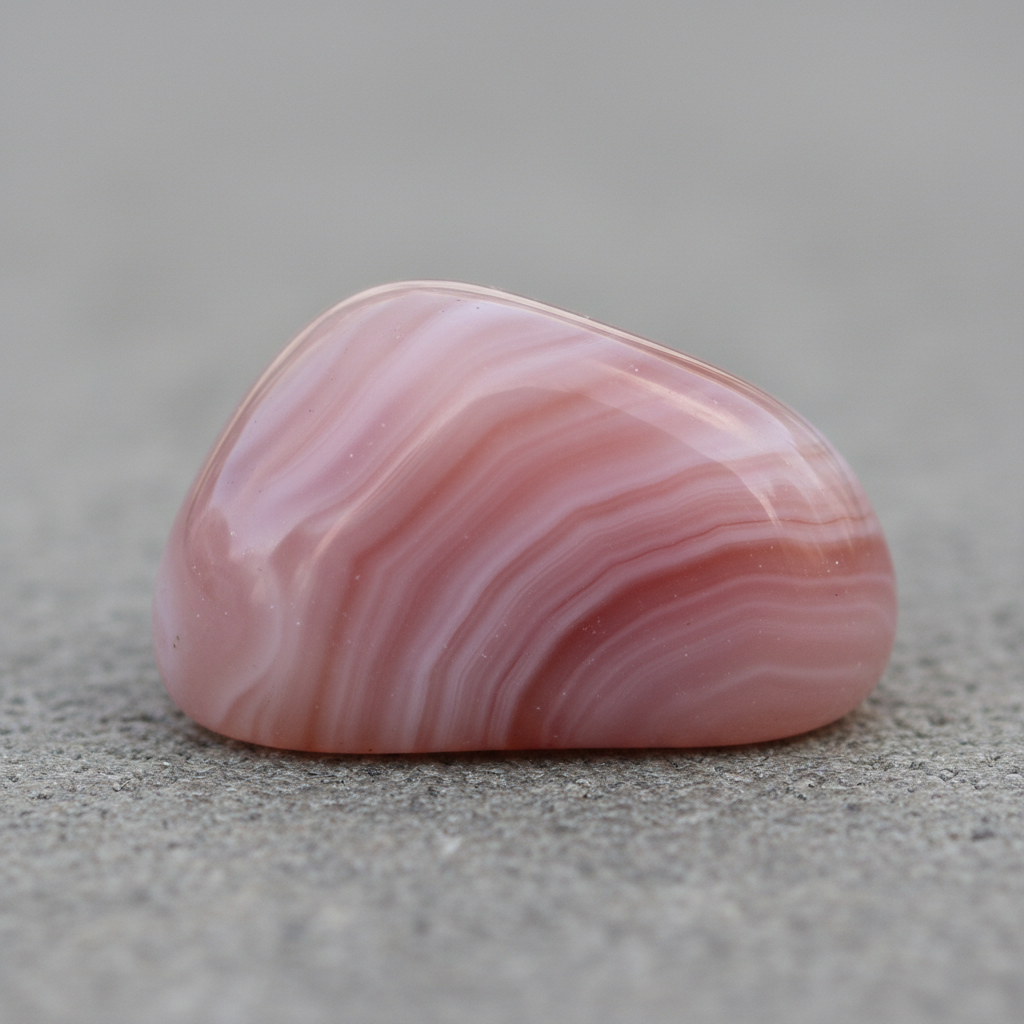 Pink Botswana Agate crystal