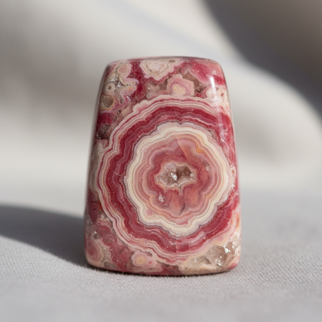 Rhodochrosite crystal