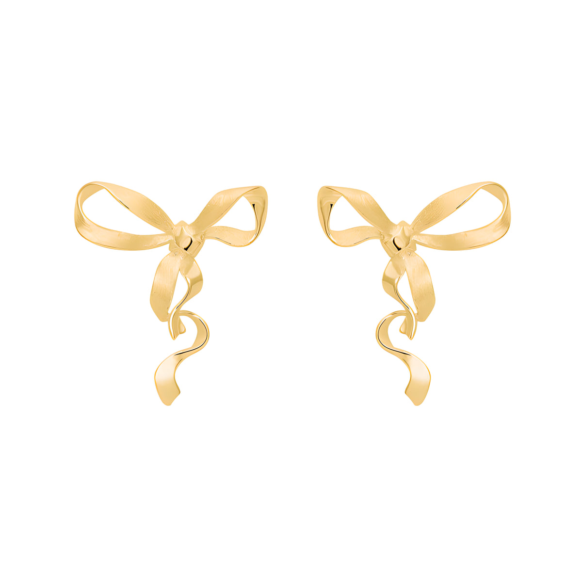Romantic Bow Butterfly Earrings S925 Sterling Silver