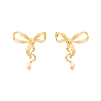Romantic Bow Butterfly Earrings S925 Sterling Silver