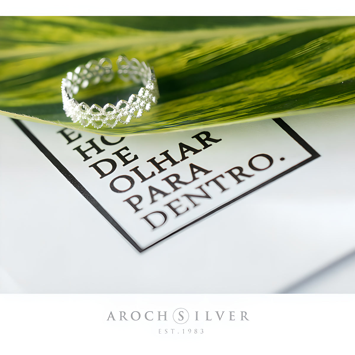 S925 Sterling Silver Lace Hollow Pattern Ring for Women Korean Style