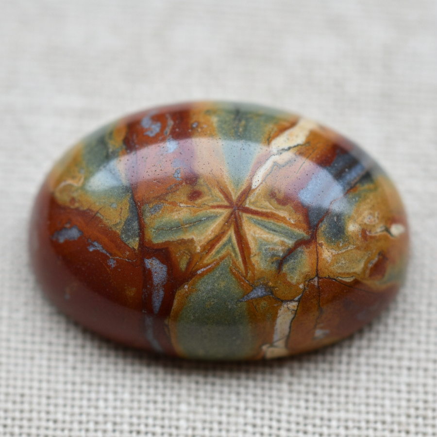 Star Jasper crystal close-up