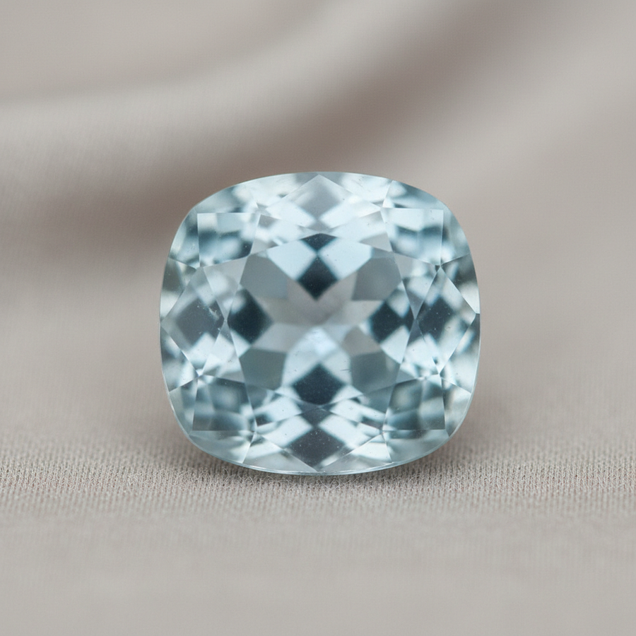 Angelite crystal close-up