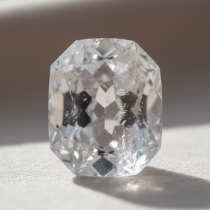 Clear quartz crystal