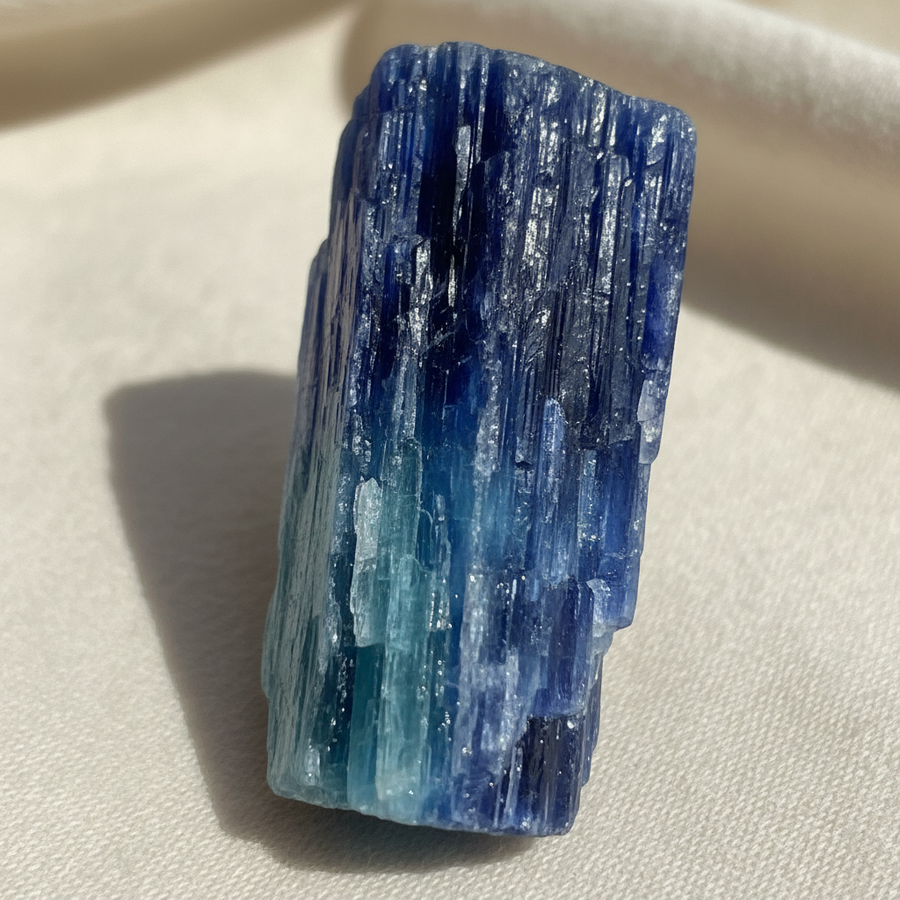 Kyanite crystal close-up