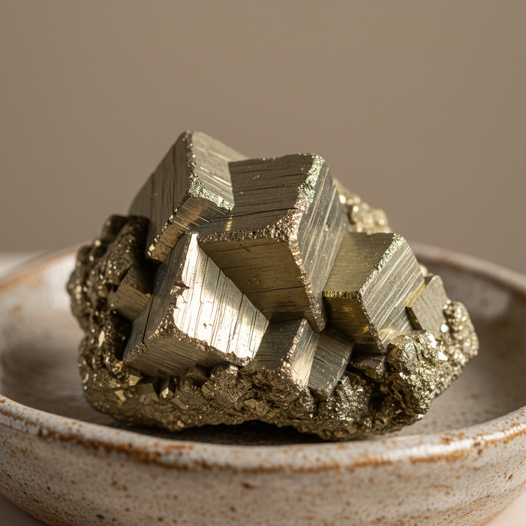 Pyrite crystal