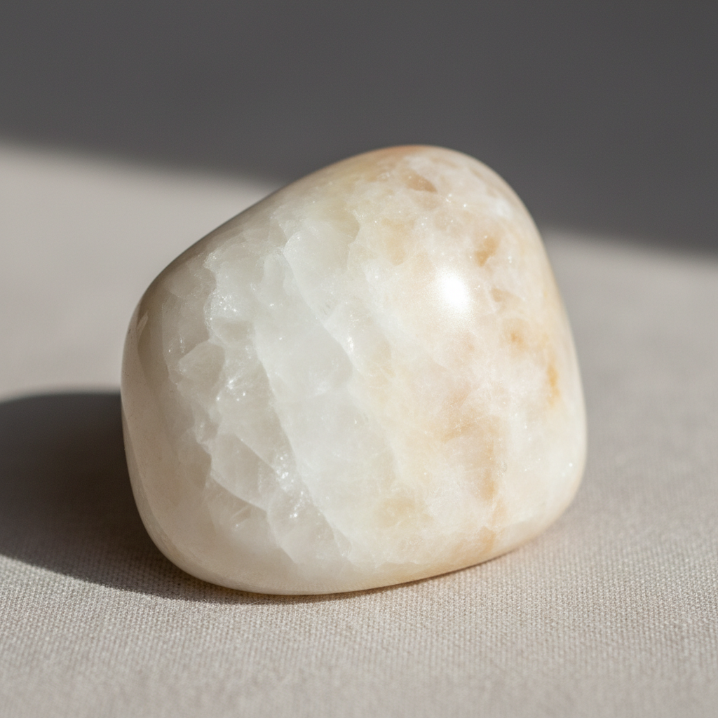 White Aragonite crystal