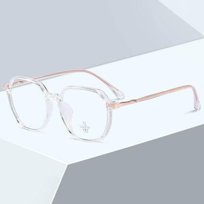 LUXYIN Sally Glitter Clear Frame Glasses -LUXYIN
