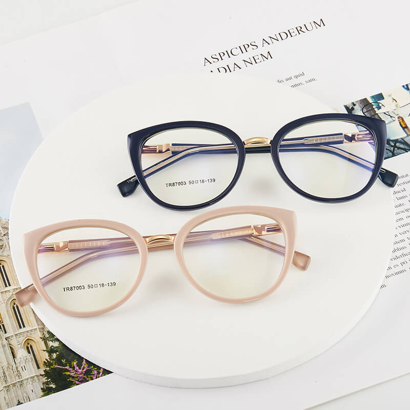 LUXYIN Tortoise Shell Cat Eye Glasses -LUXYIN