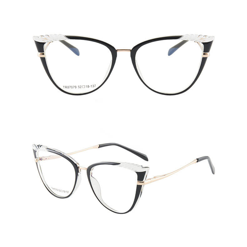 LUXYIN Jeni Leapoard Cat Eye Glasses