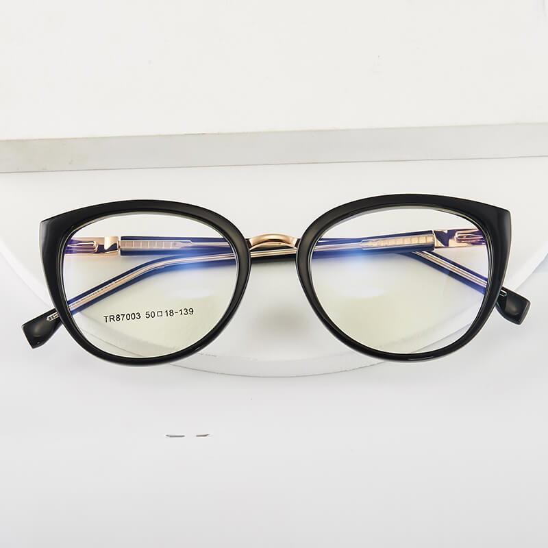 LUXYIN Tortoise Shell Cat Eye Glasses -LUXYIN