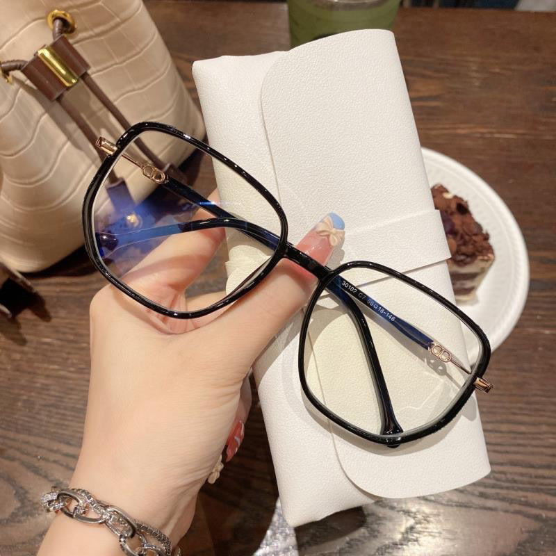 LUXYIN Vintage Big Frame Glasses -LUXYIN