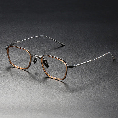 LUXYIN Vintage Square Glasses -LUXYIN