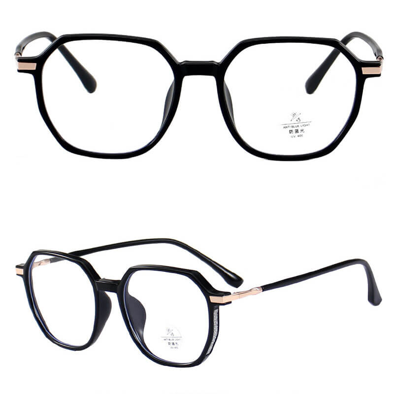 LUXYIN Sally Glitter Clear Frame Glasses -LUXYIN