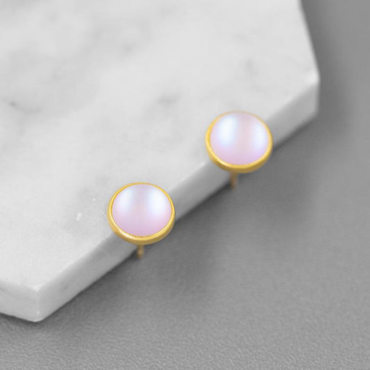 Eye-catching Glaze Stud Earrings