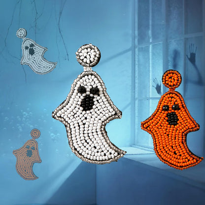 Halloween Party Ghost Decor Earrings
